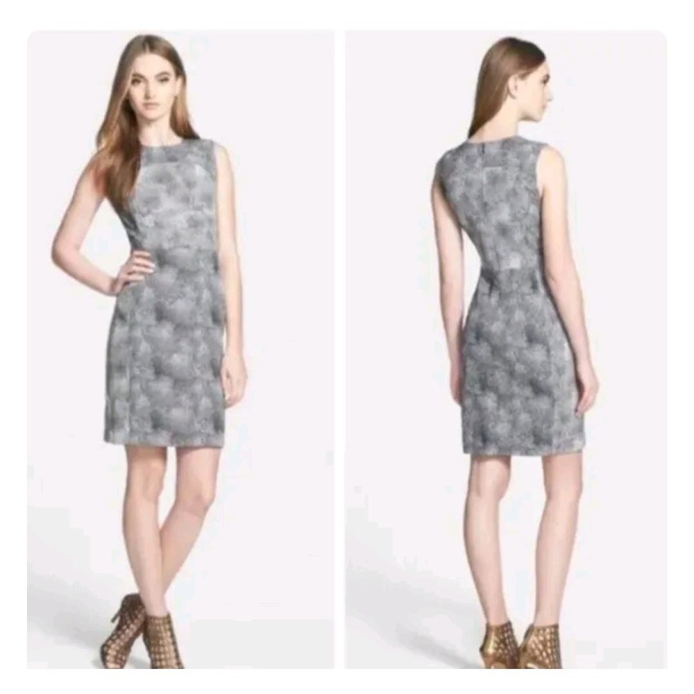 Diane von Furstenberg Admiral Natural Dot Texture Eden Dress Size 10